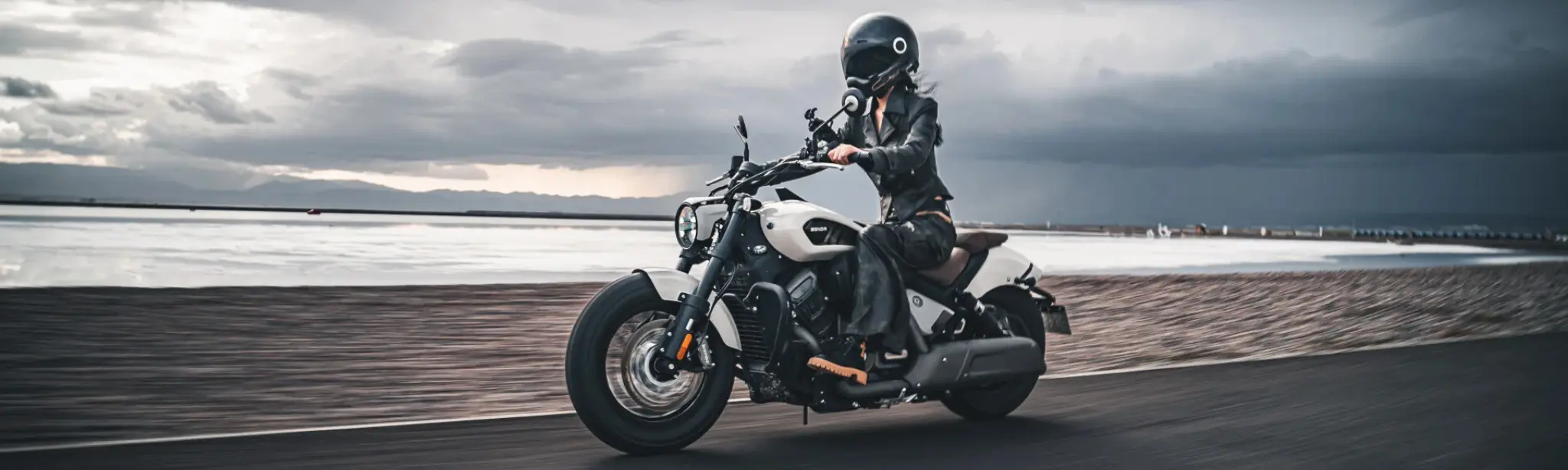 wide motorcycle image